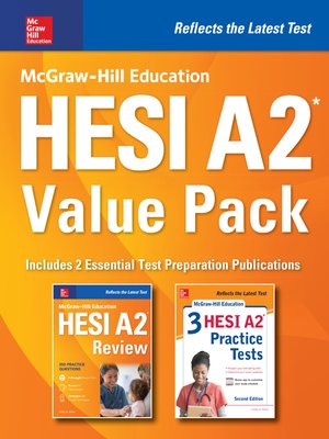 cover image of McGraw-Hill Education HESI A2 Value Pack